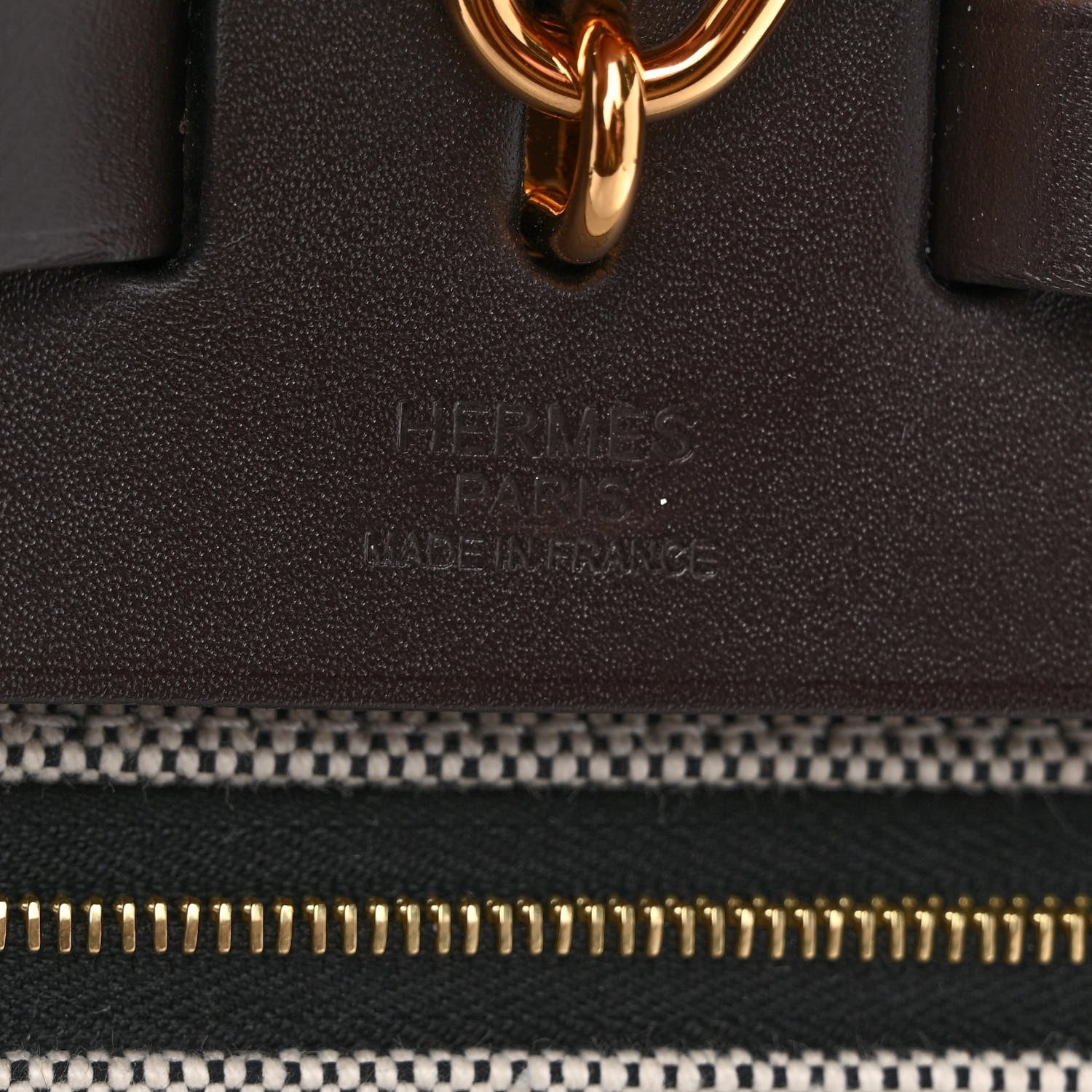 Hermes Toile H Berline Vache Hunter Herbag Zip 39 MM Black Ebene 6 of 9