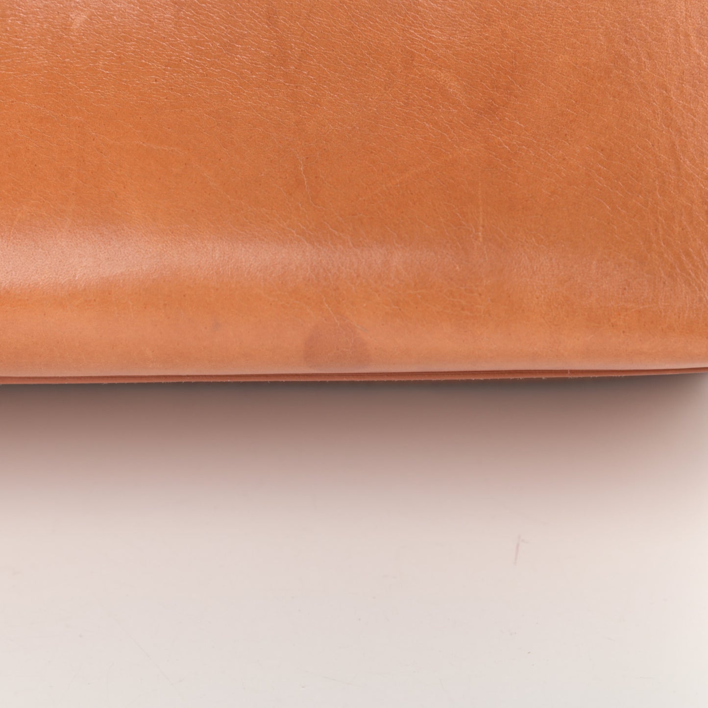 Vegetable Tanned Calfskin Mini Sun Bag Cammello