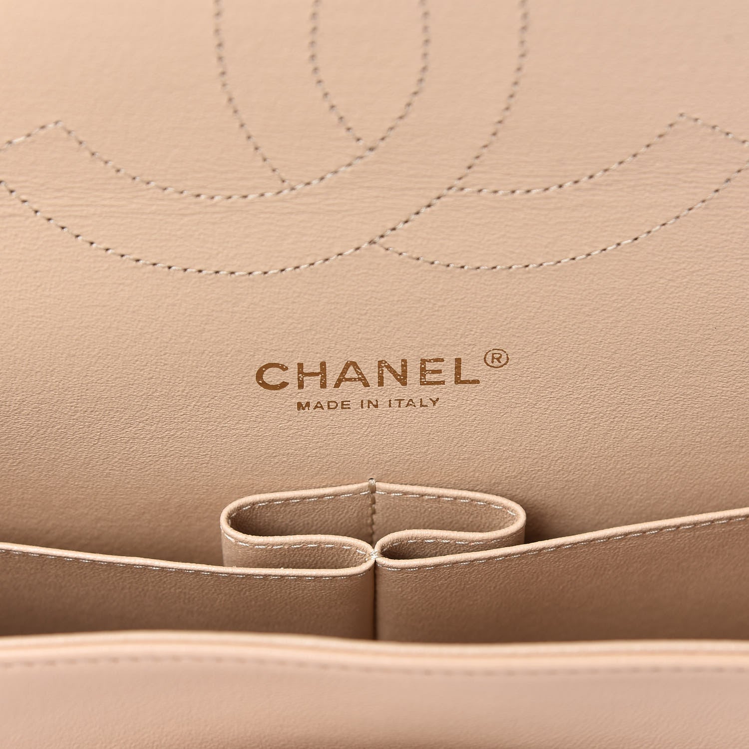 Chanel Lambskin Quilted Jumbo Double Flap Beige Clair 6 of 11