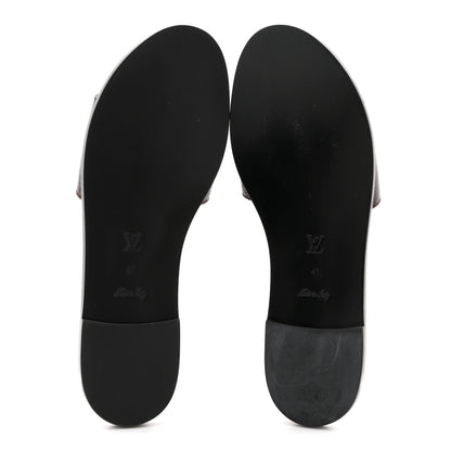 Louis Vuitton Patent Monogram Lock It Flat Mules 41 6 of 11