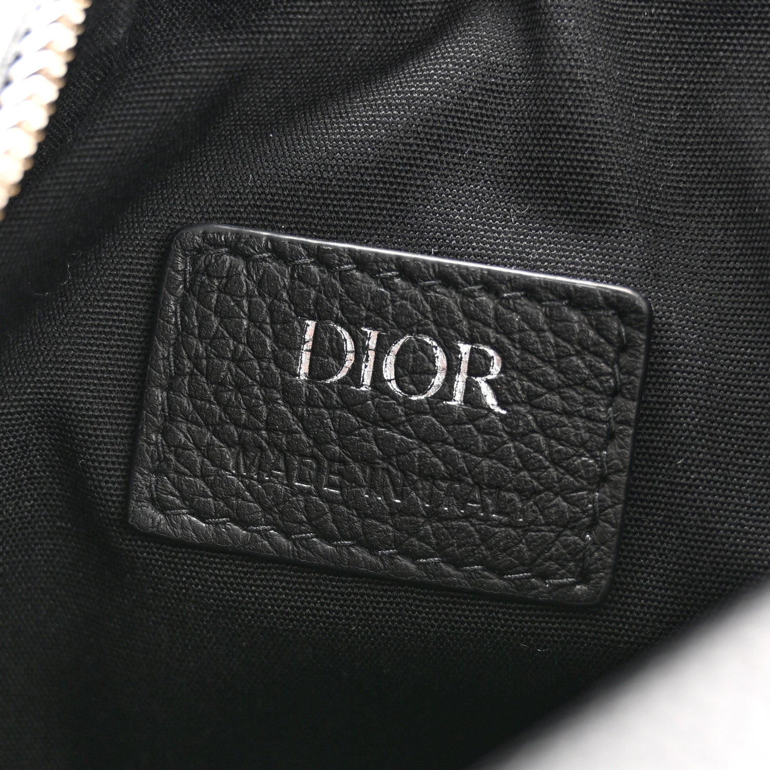 Christian Dior HOMME Grained Calfskin Mens Roller Messenger Black 6 of 13
