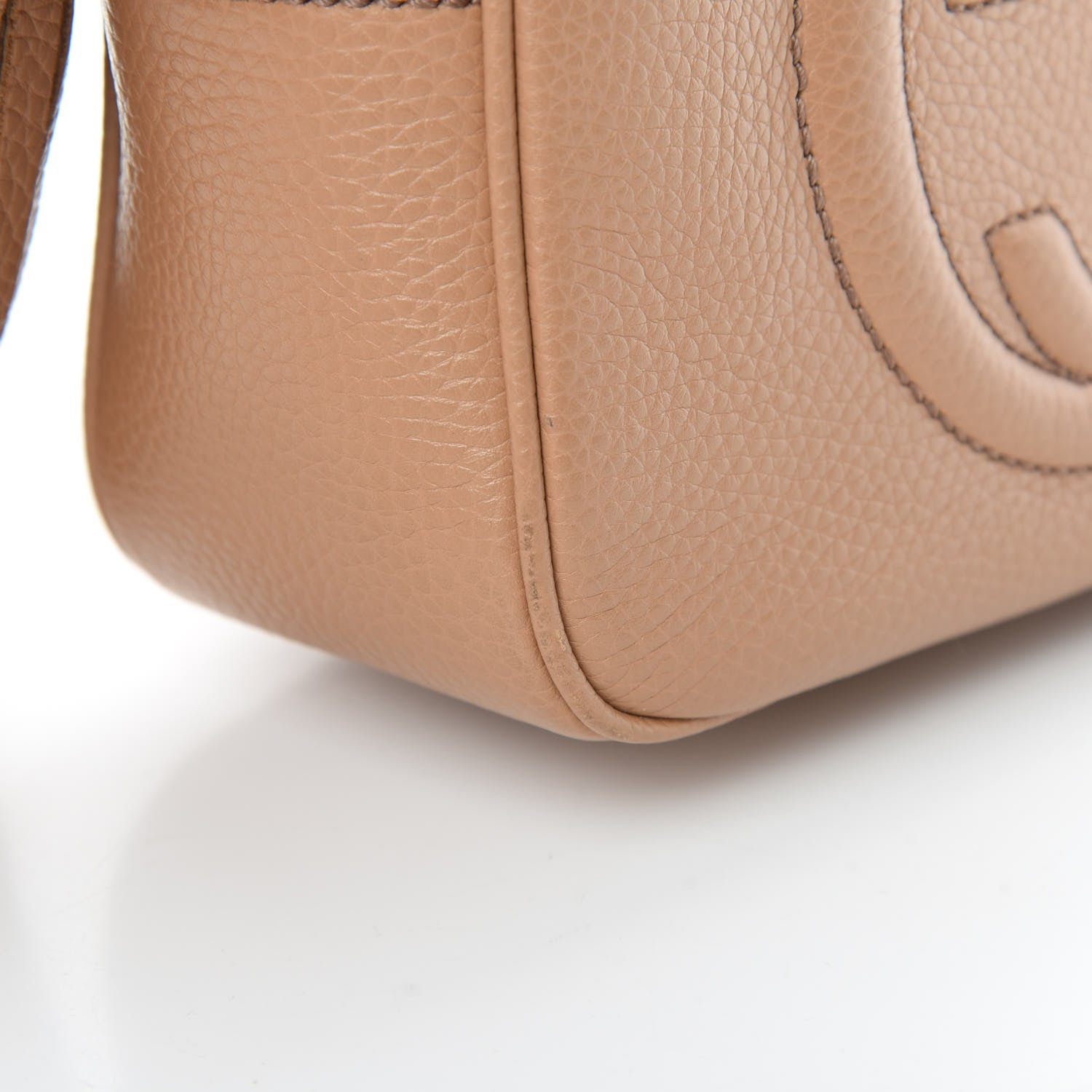 Gucci Pebbled Calfskin Small Soho Disco Bag Rose Beige 11 of 11