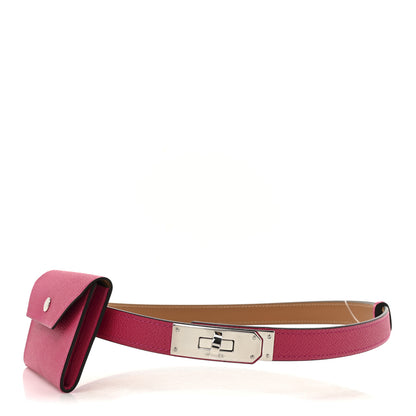 Hermes Epsom Kelly Pocket Belt Rose Mexico 1 of 8