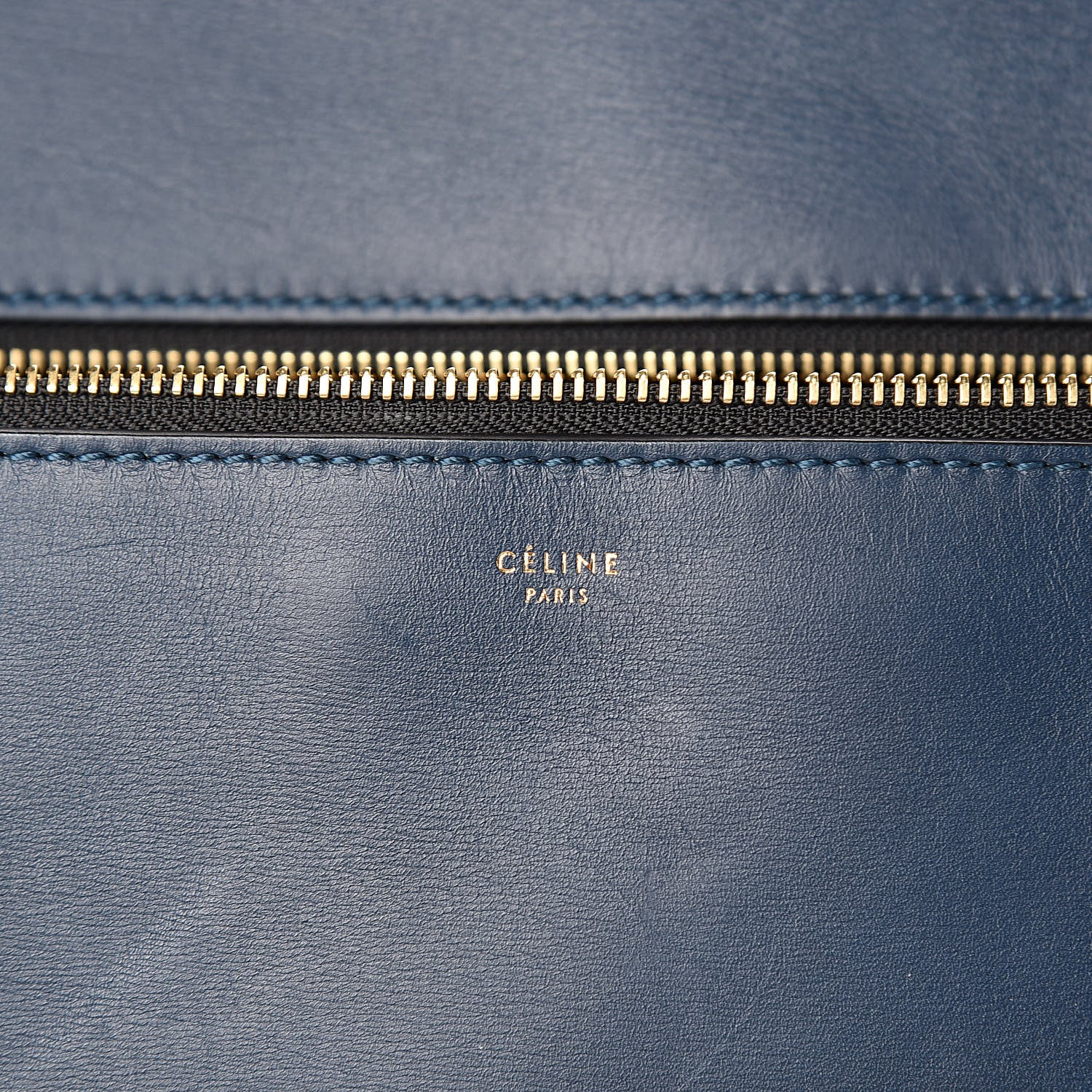 Celine Smooth Calfskin Medium Edge Shoulder Bag Deepsea 6 of 16