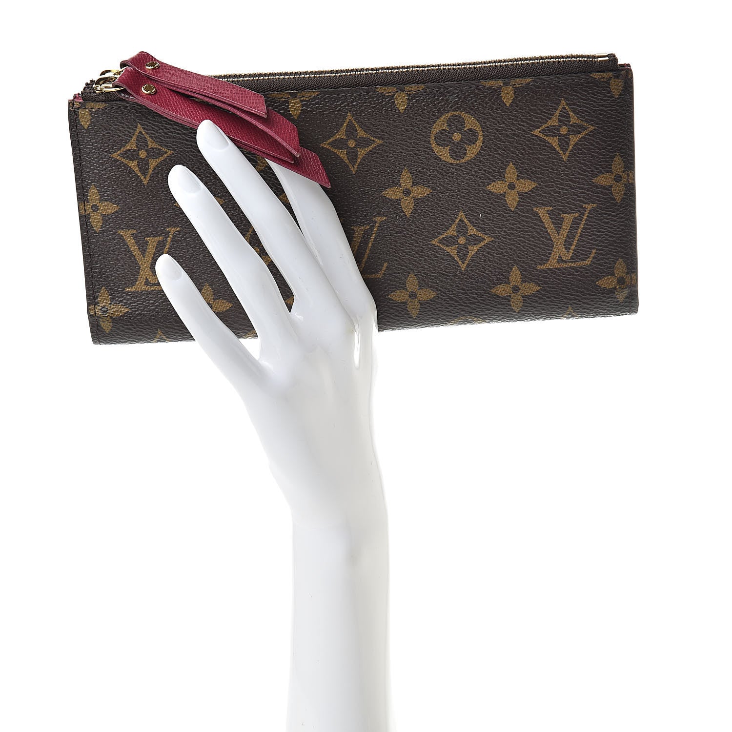 Louis Vuitton Monogram Adele Wallet Fuchsia 2 of 10