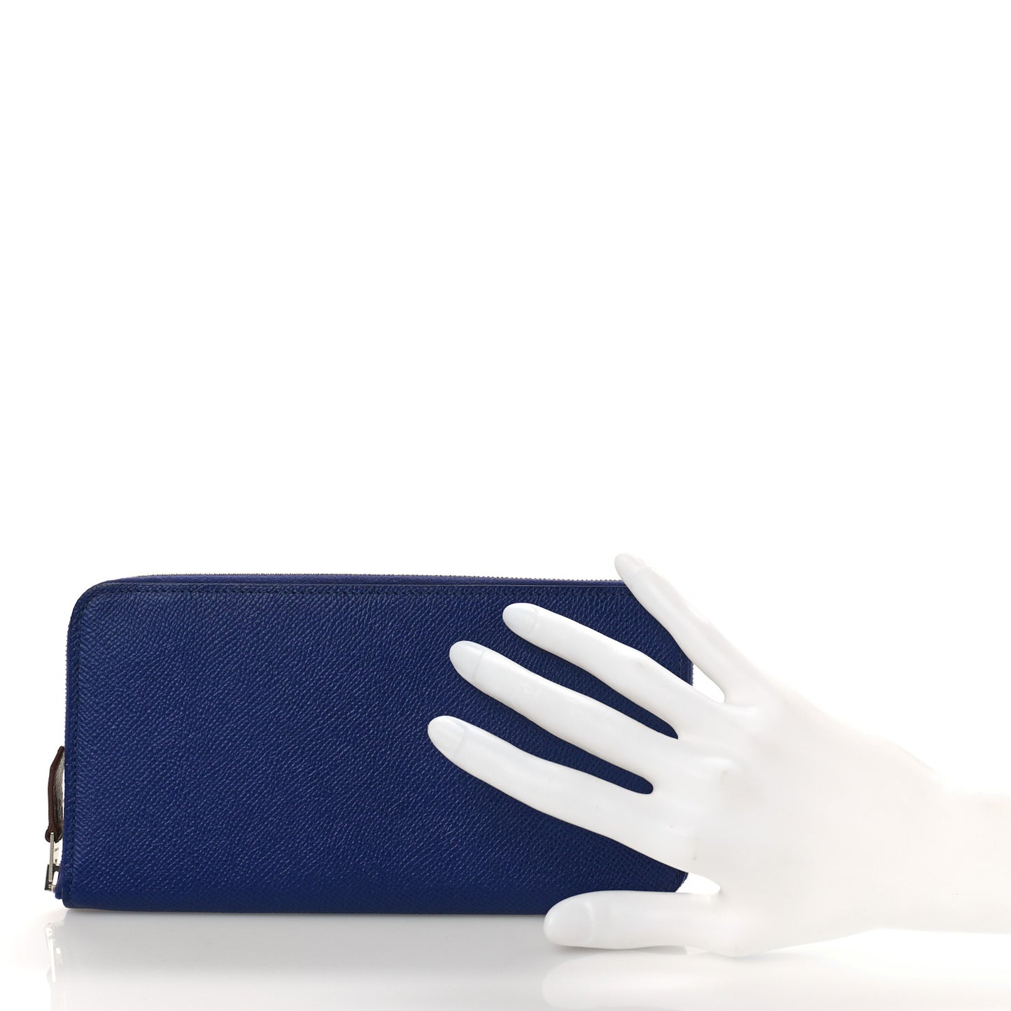Epsom Silk'In Wallet Bleu Saphir
