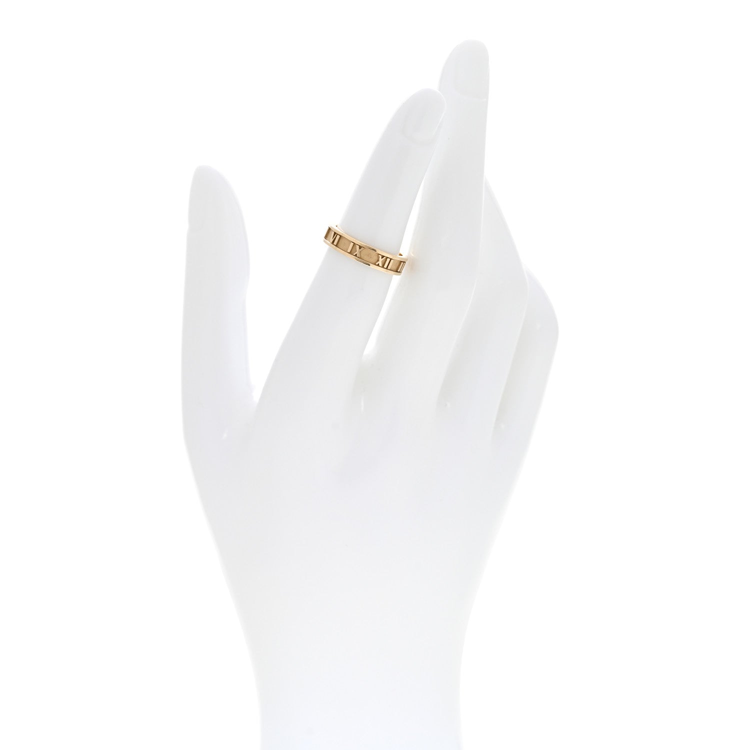 Tiffany 18K Yellow Gold Atlas Ring 49 5 2 of 5