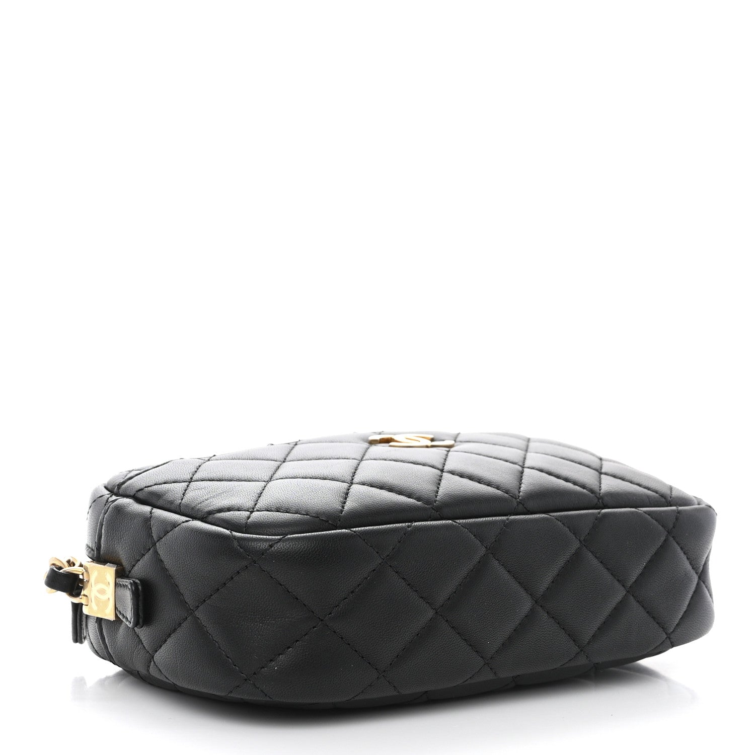 Chanel Lambskin Quilted Camera Bag Black 4 of 11