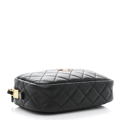 Chanel Lambskin Quilted Camera Bag Black 4 of 11