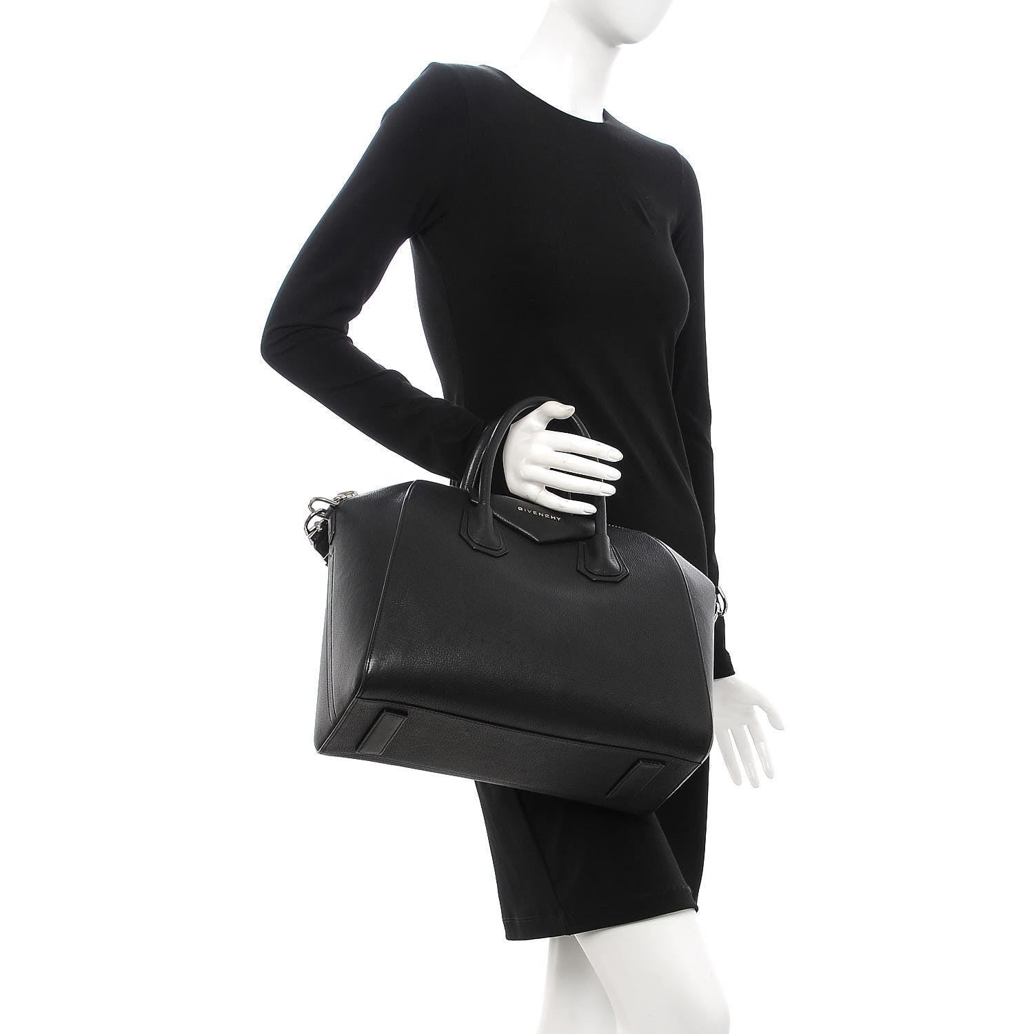 Givenchy Sugar Goatskin Medium Antigona Black 3 of 9