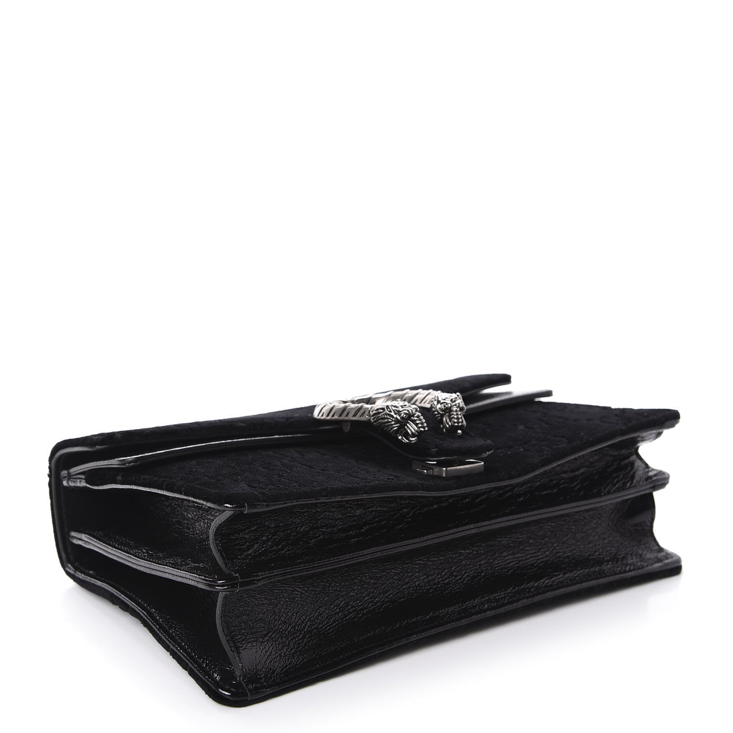 Gucci Velvet GG Monogram Small Dionysus Shoulder Bag Black 4 of 10
