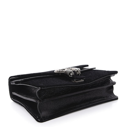 Gucci Velvet GG Monogram Small Dionysus Shoulder Bag Black 4 of 10