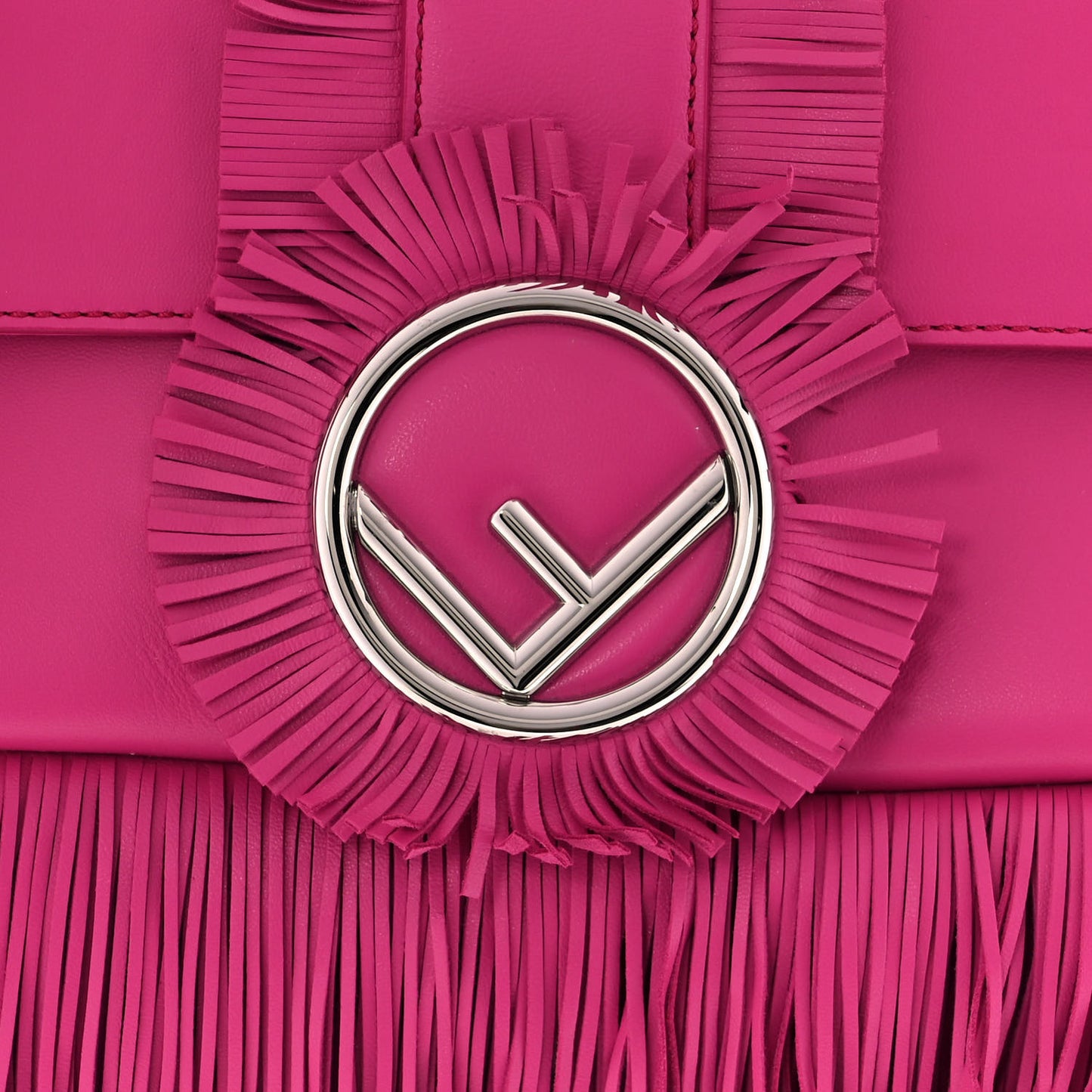 Nappa F is Fendi Fringe Baguette Pink