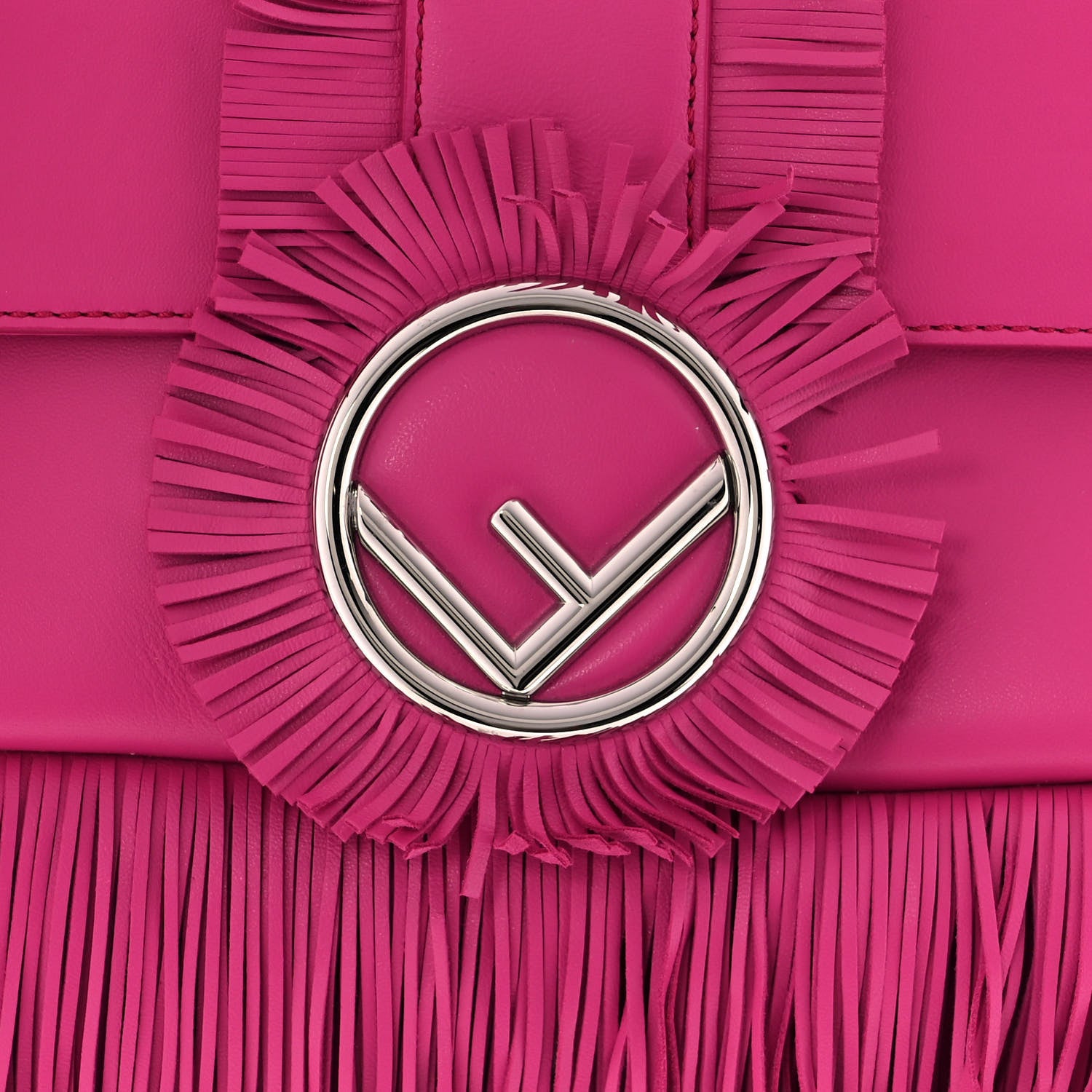 Fendi Nappa F is Fendi Fringe Baguette Pink 11 of 11