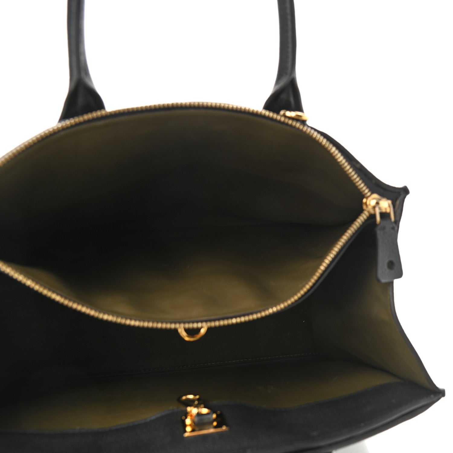 Louis Vuitton Taurillon City Steamer MM Kaki Black 7 of 15