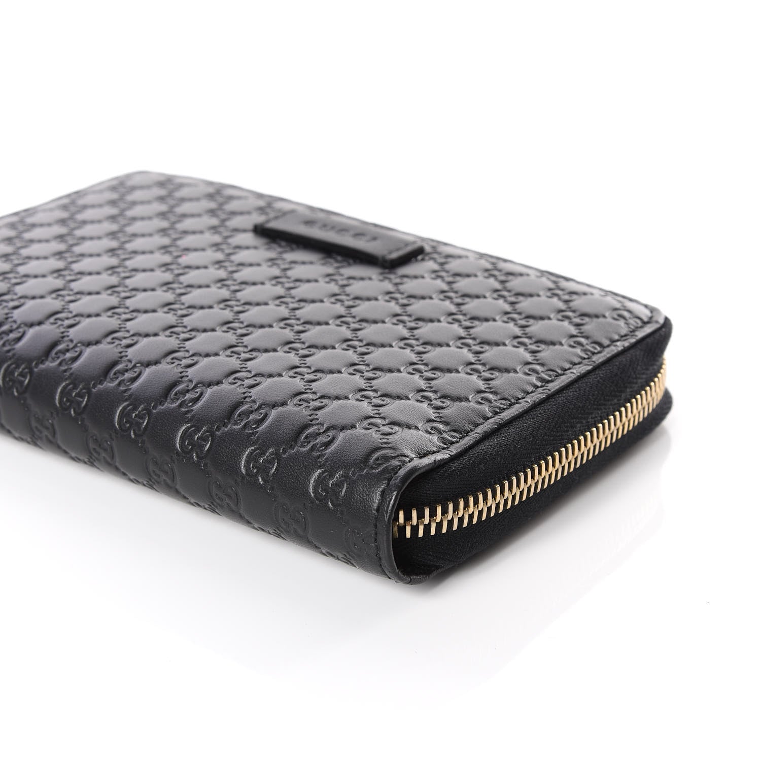 Gucci Soft Microguccissima Zip Around Organizer Wallet Black 6 of 11