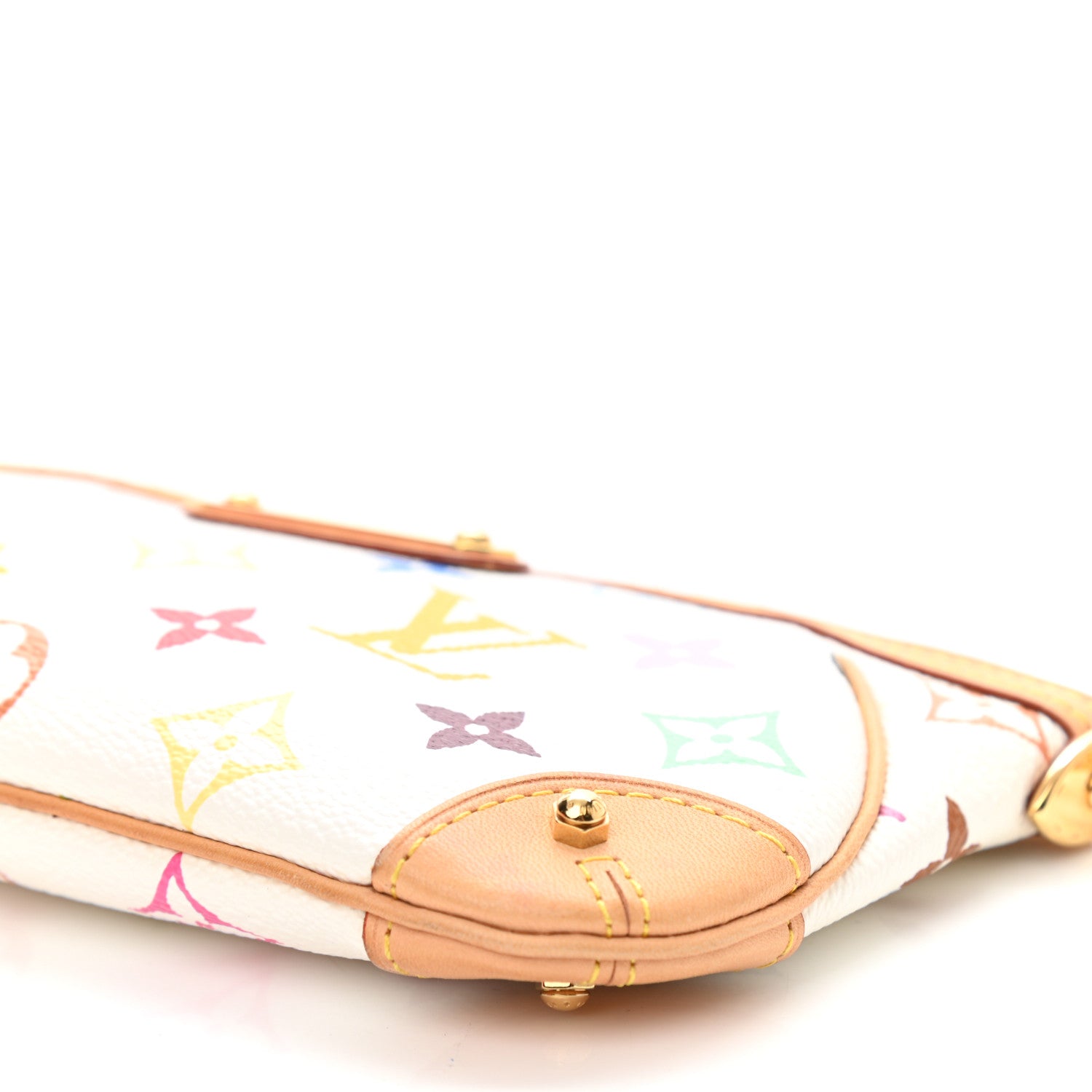 Louis Vuitton Monogram Multicolor Pochette Milla MM White 9 of 9