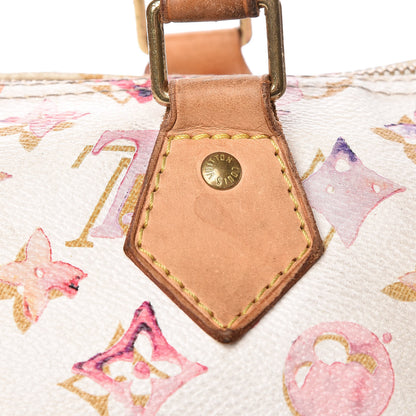 Louis Vuitton Watercolor Aquarelle Speedy 35 White 18 of 24