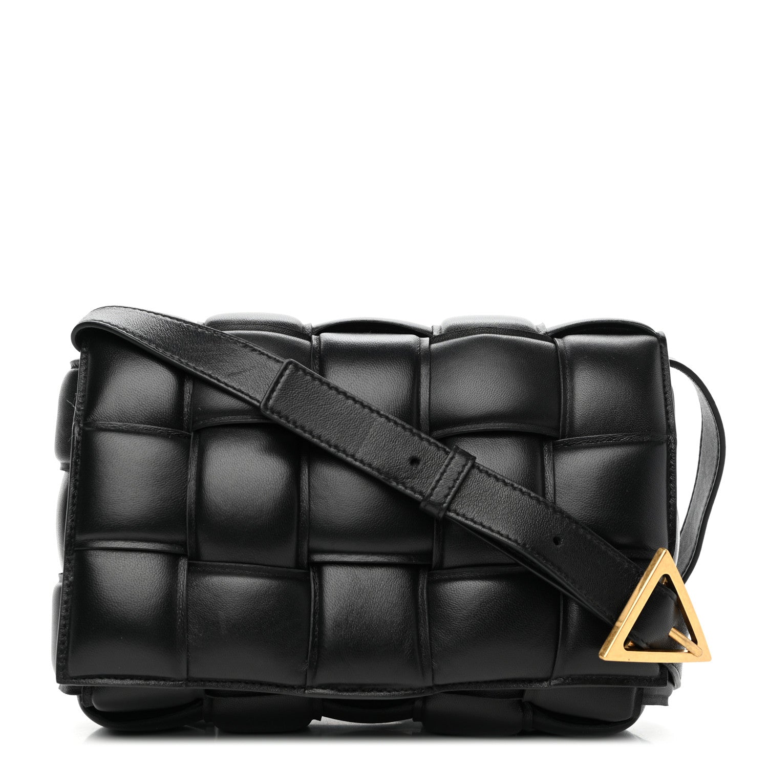 Bottega Veneta Nappa Maxi Intreccio Padded Cassette Crossbody Bag Black 1 of 6