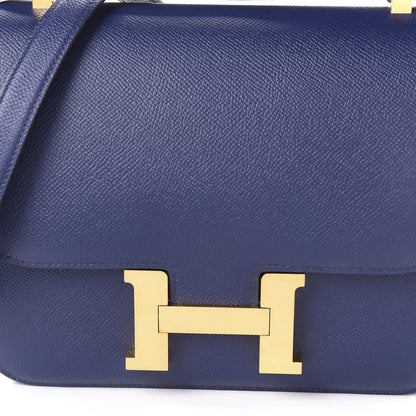 Hermes Epsom Constance 24 Bleu Saphir 7 of 10