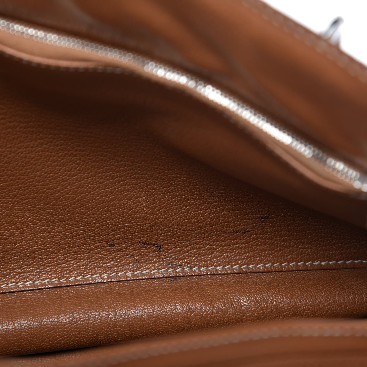 Hermes Taurillon Clemence Jypsiere 34 Gold 15 of 15