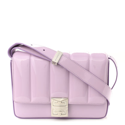Givenchy Patent 4G Medium Padded Crossbody Bag Lilac 1 of 10