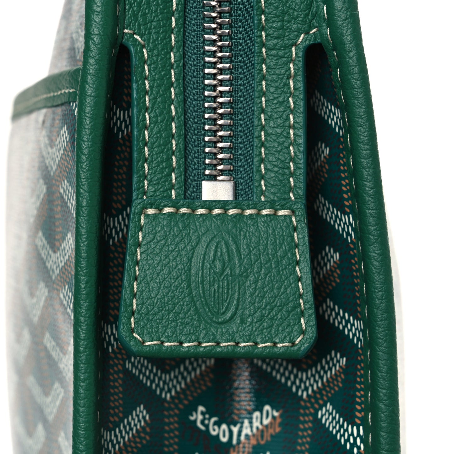 Goyardine Jouvence Toiletry Pouch Green