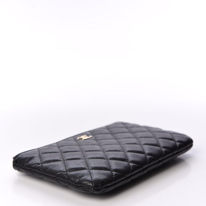 Chanel Caviar Quilted Small Pouch Black 3 of 9