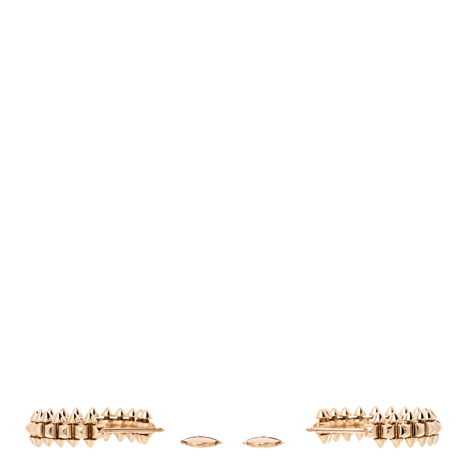 Cartier 18K Pink Gold Small Clash de Cartier Earrings 3 of 6