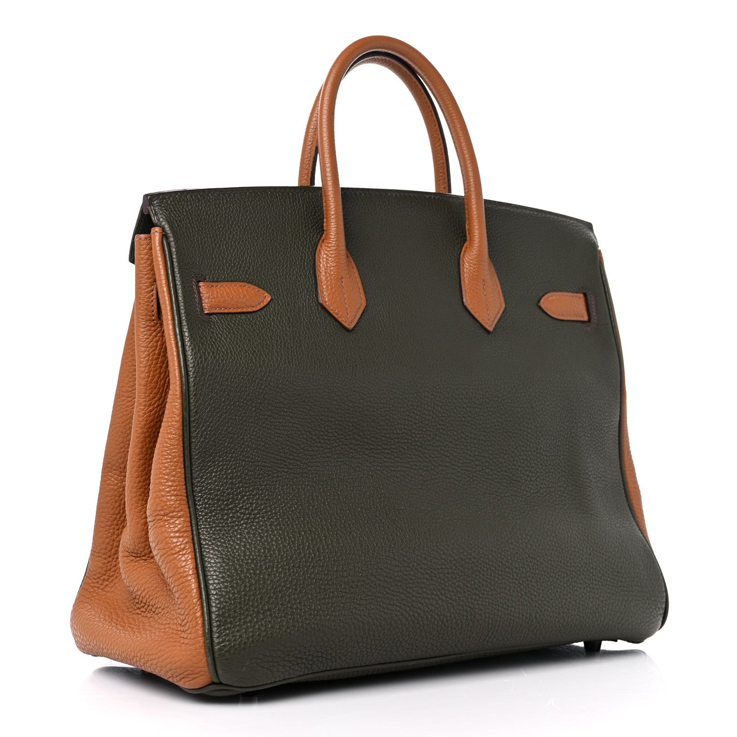 Hermes Fjord Togo Birkin HAC 32 Vert Anis Gold Vert Olive 3 of 16