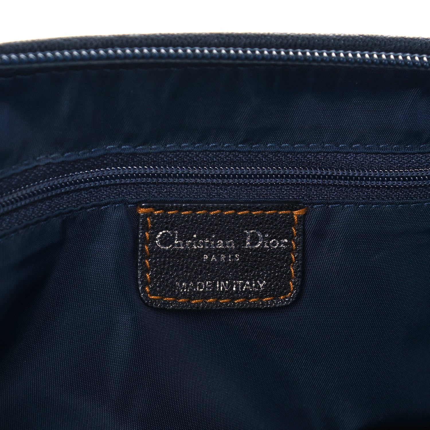 Christian Dior Monogram Boston Navy Blue 5 of 15