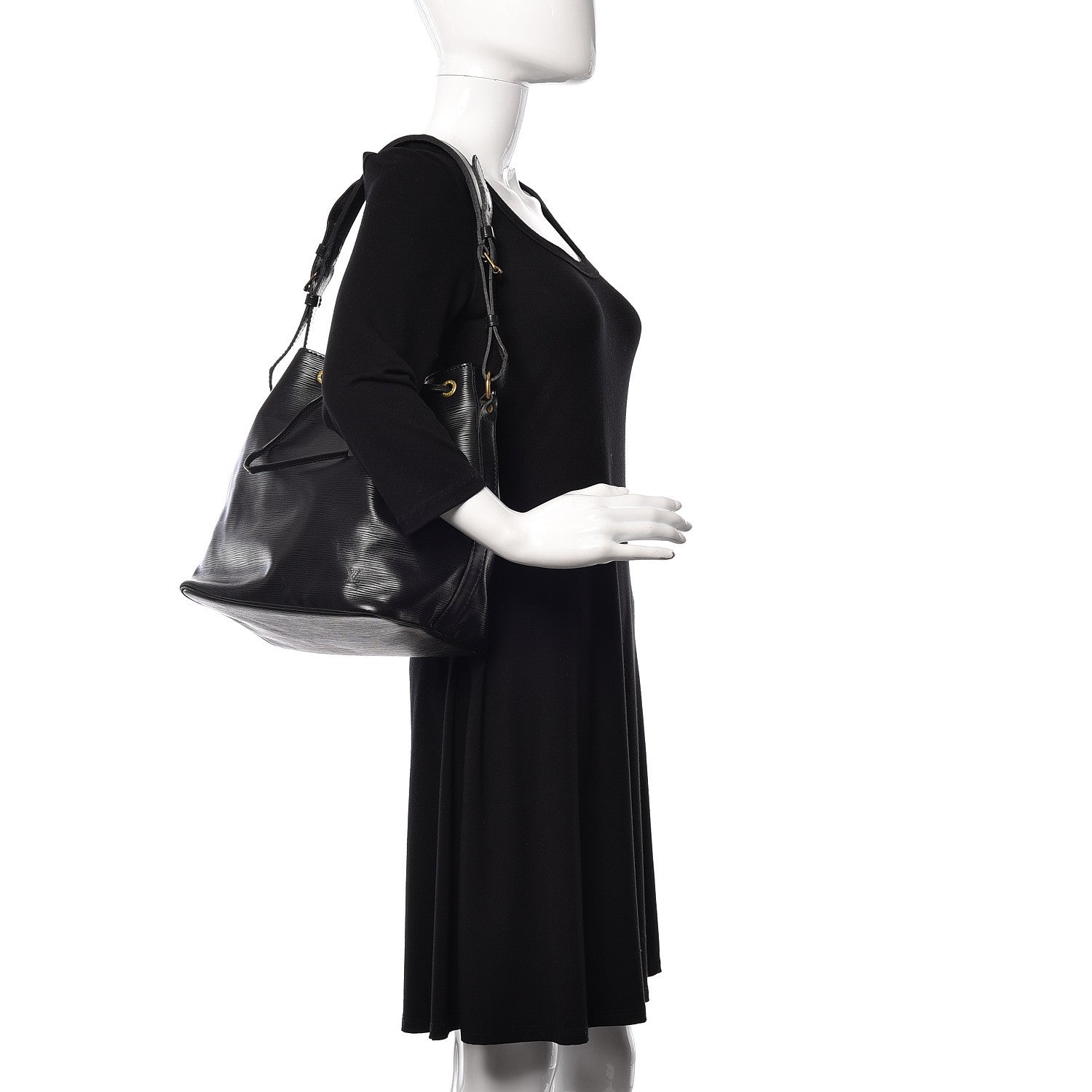 Louis Vuitton Epi Petit Noe Black 2 of 13