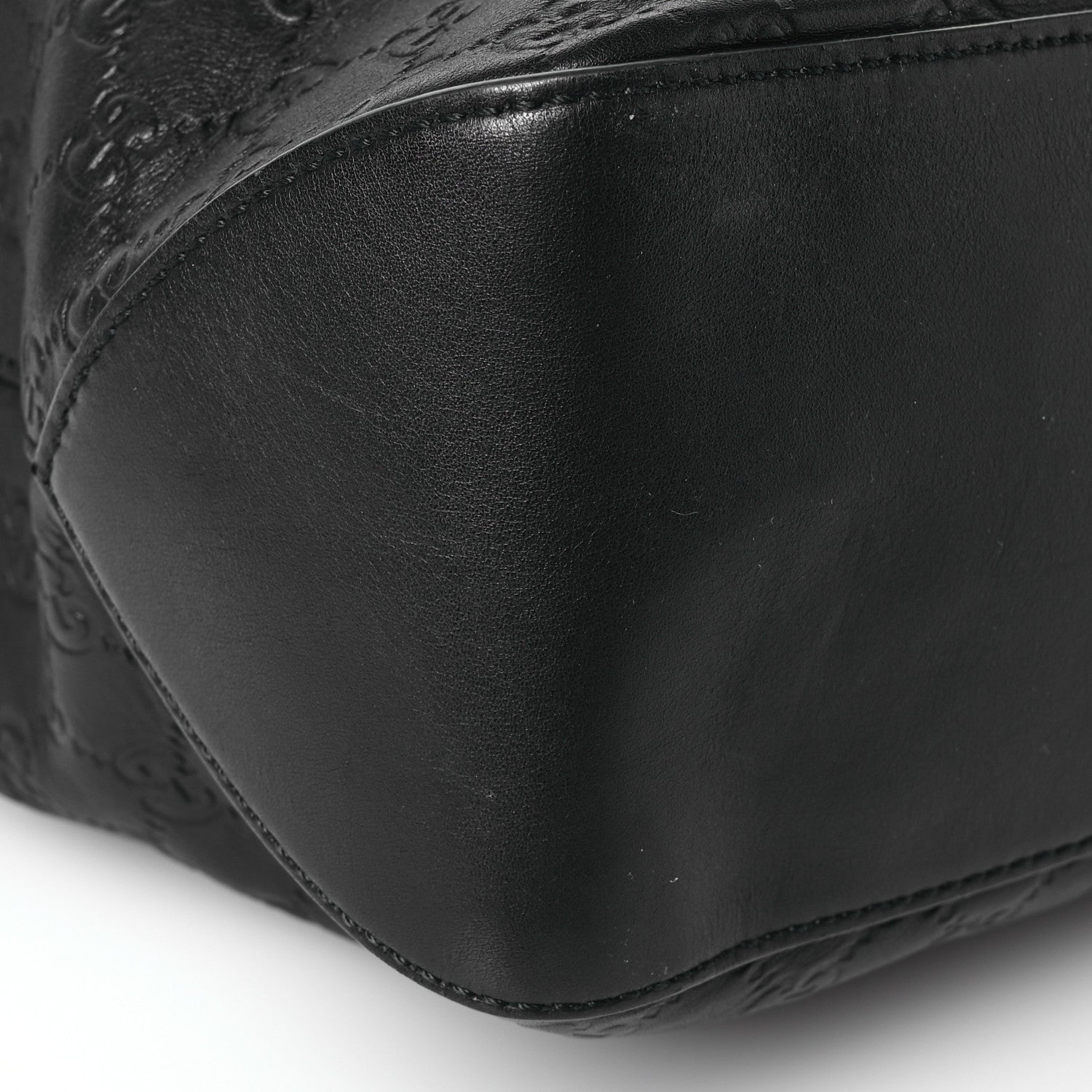 Gucci Guccissima Signature Large Linea A Hobo Black 9 of 11