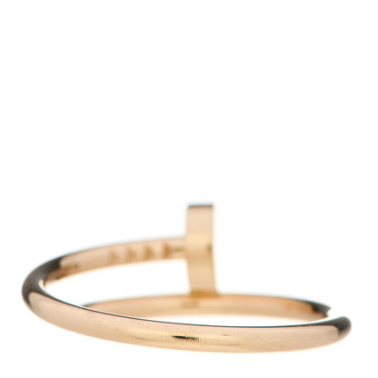 Cartier 18K Yellow Gold Small Juste Un Clou Ring 54 7 3 of 5