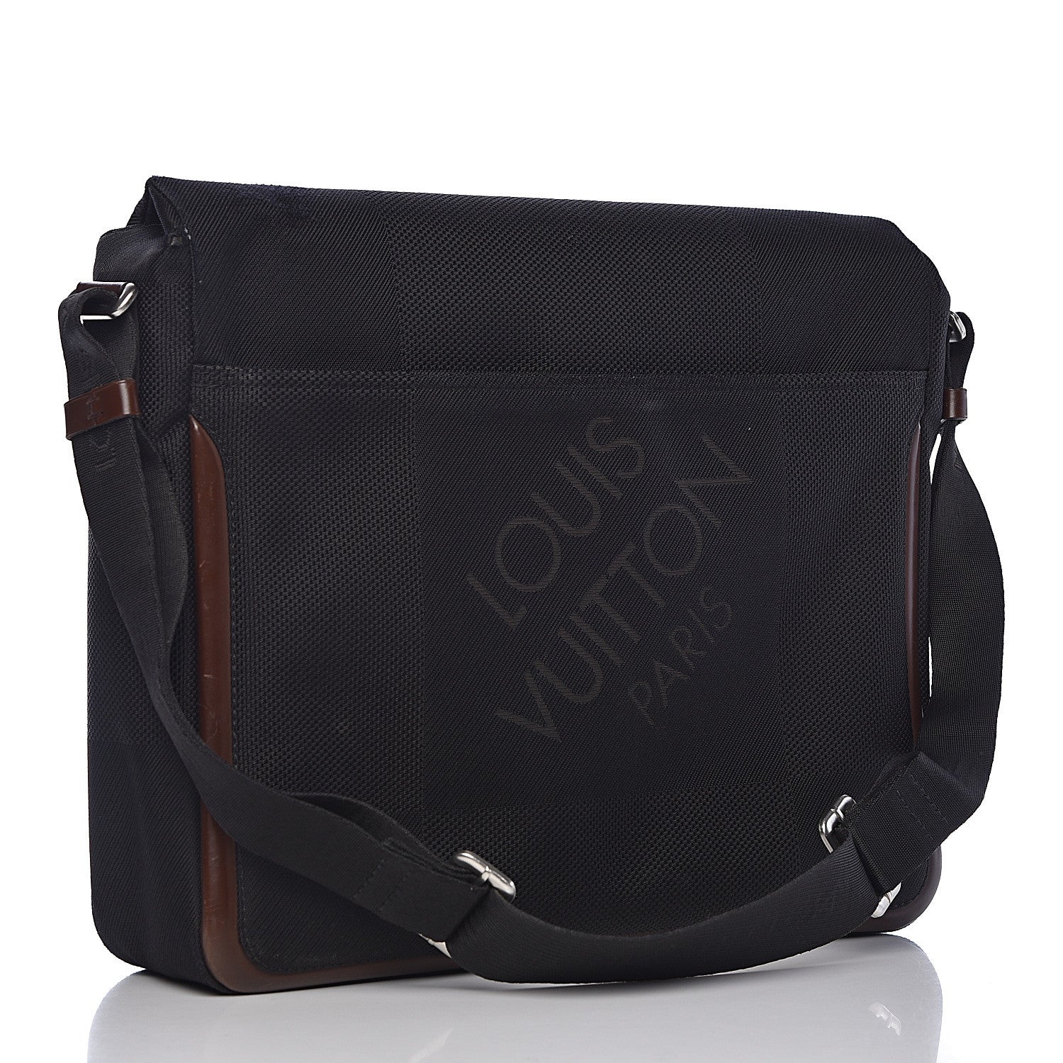 Louis Vuitton Damier Geant Messenger Bag Black 3 of 22