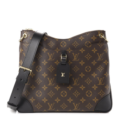 Louis Vuitton Monogram Odeon MM Black 1 of 9