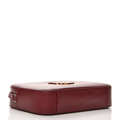 Saint Laurent Grain De Poudre Medium Classic Monogram Camera Bag Oxblood 4 of 9