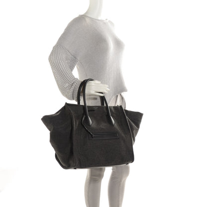 Celine Felt Medium Phantom Luggage Grey 2 of 10