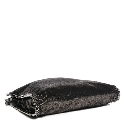 Stella McCartney Faux Leather Falabella Chamois Foldover Tote Ruthenium 4 of 9