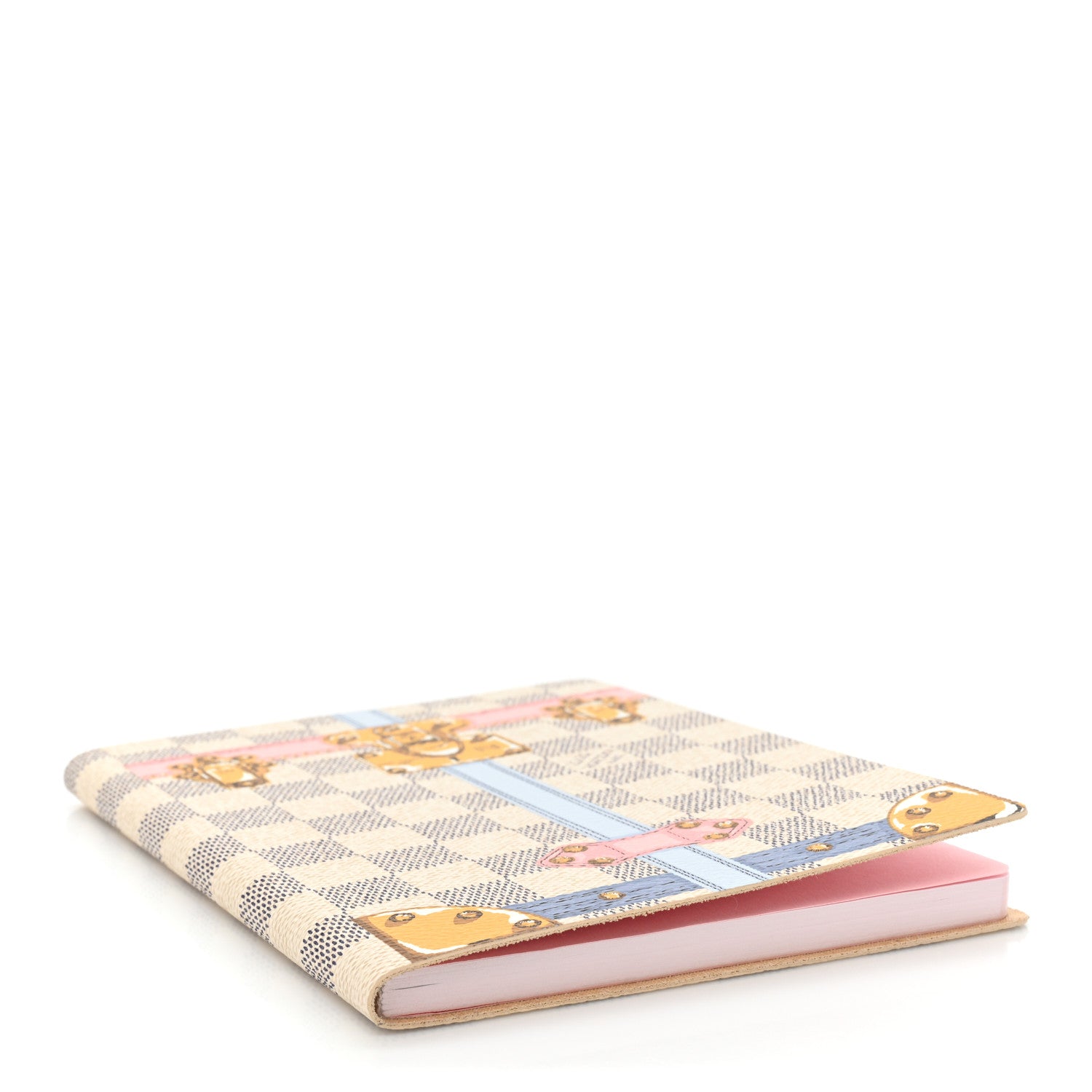 Louis Vuitton Damier Azur Summer Trunks Clemence Notebook MM