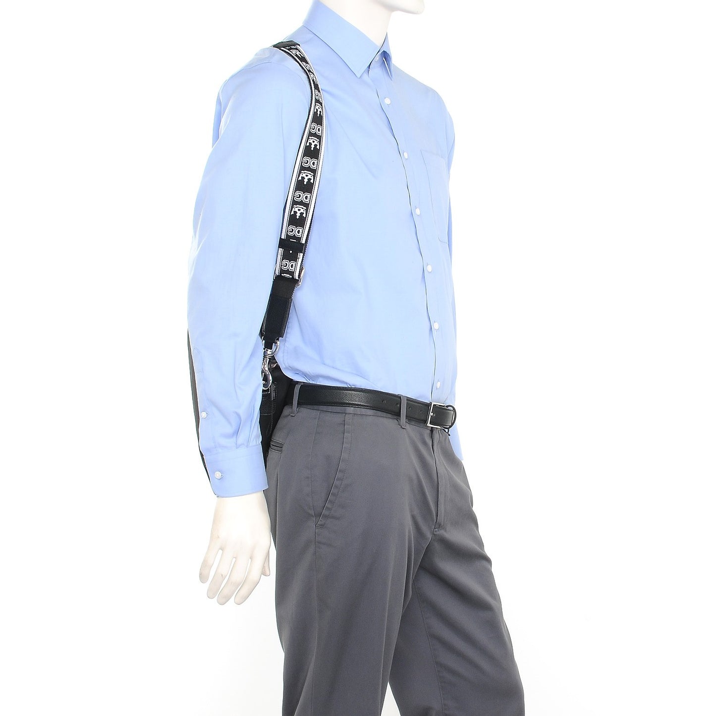 Nylon Messenger Black