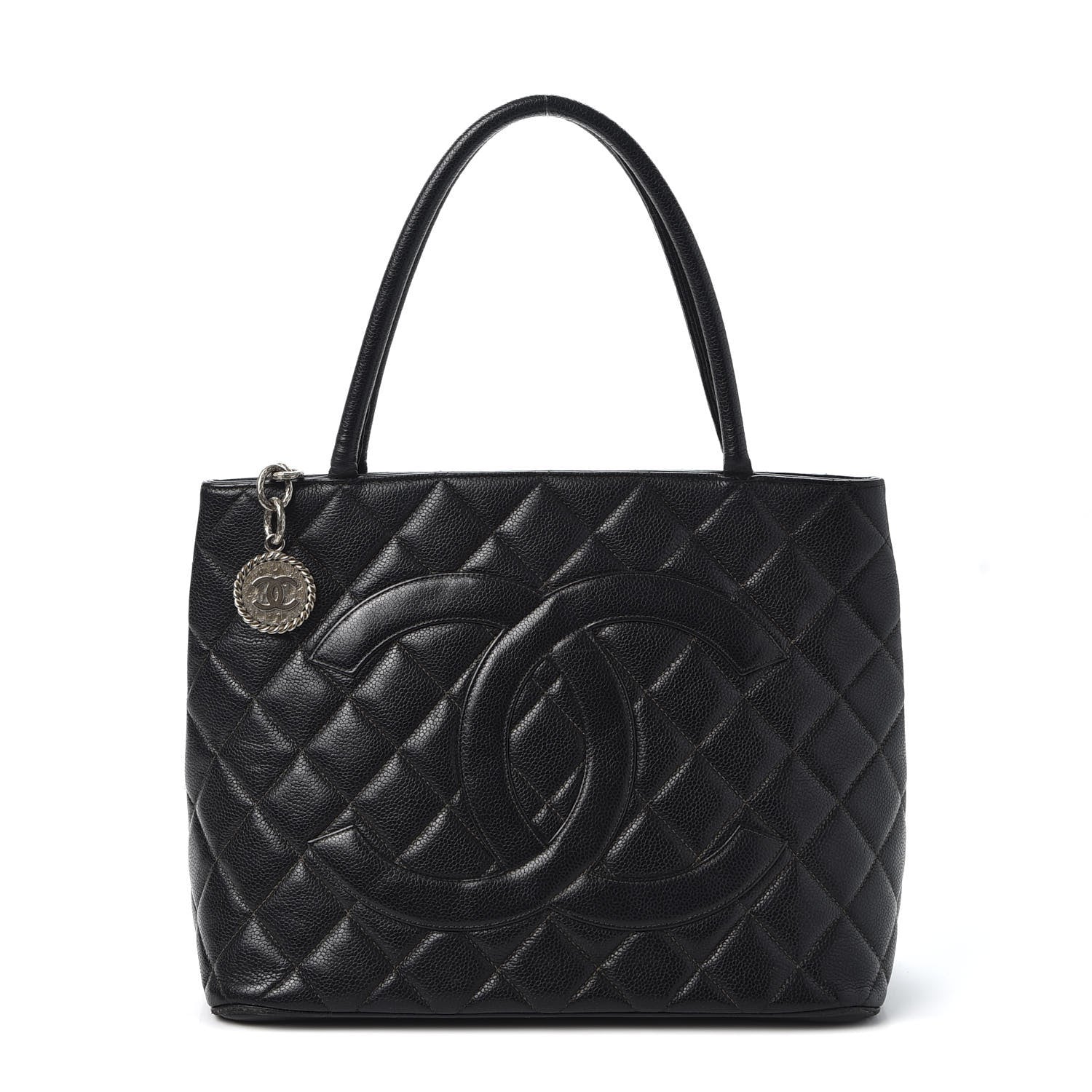 Chanel Caviar Quilted Medallion Tote Black 1 of 11