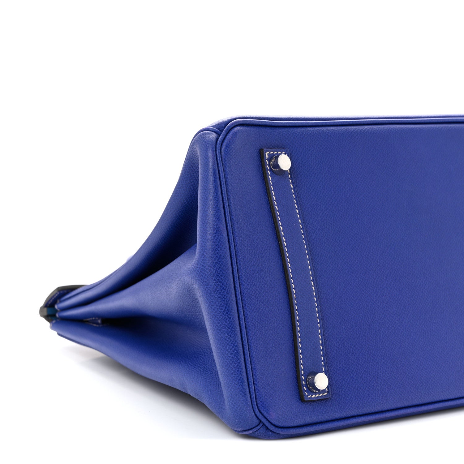 Hermes Epsom Candy Birkin 35 Bleu Electrique Mykonos 9 of 10