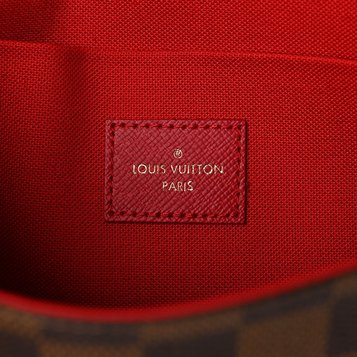 Louis Vuitton Damier Ebene Pochette Felicie Chain Wallet 7 of 11