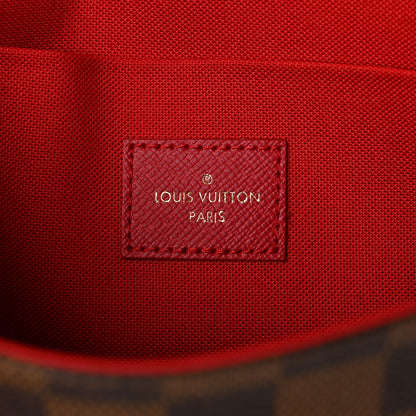 Louis Vuitton Damier Ebene Pochette Felicie Chain Wallet 7 of 11
