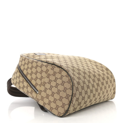 Gucci Monogram Travel Backpack Dark Brown 4 of 10