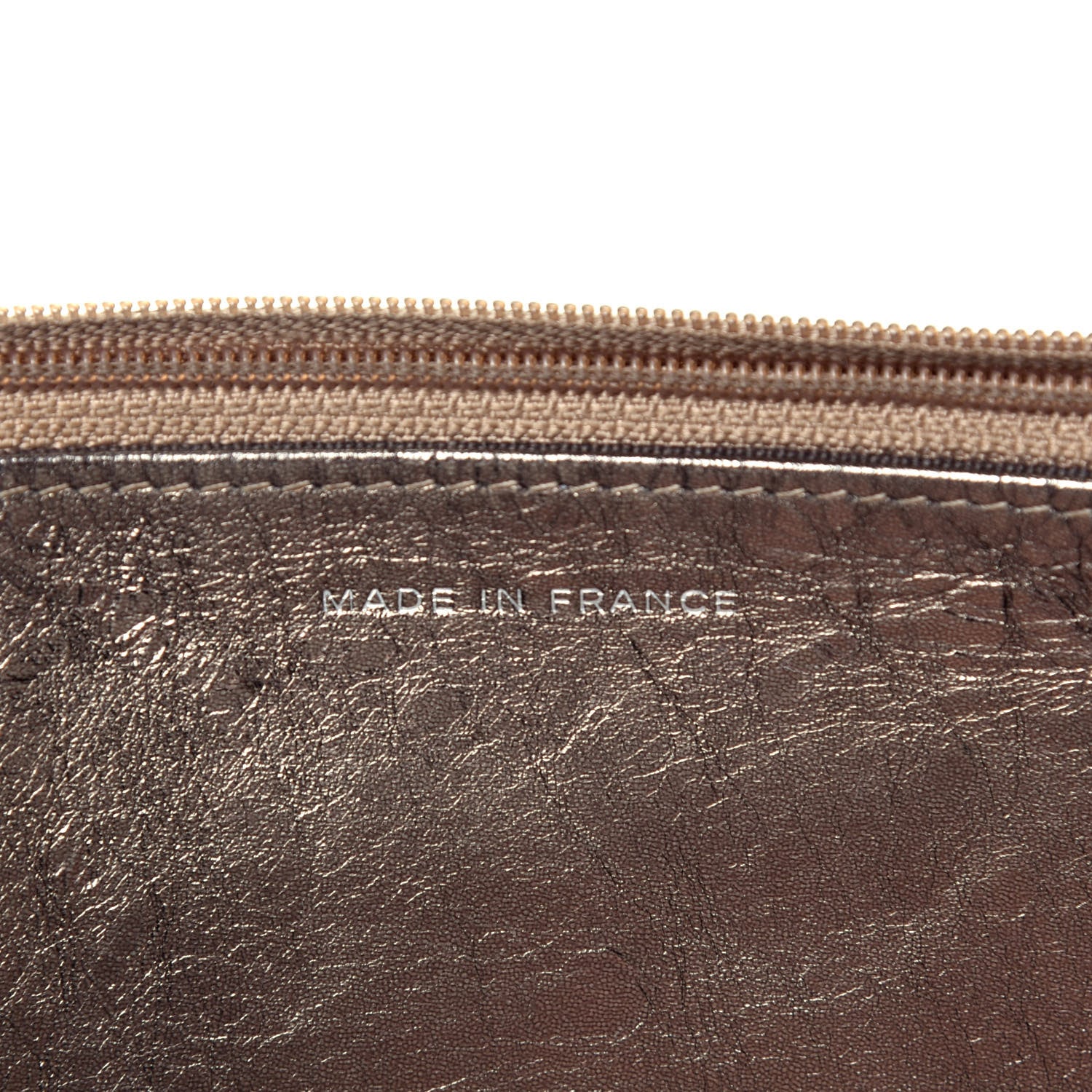 Chanel Metallic Aged Calfskin Quilted Reissue Wallet On Chain WOC Bronze 7 of 10