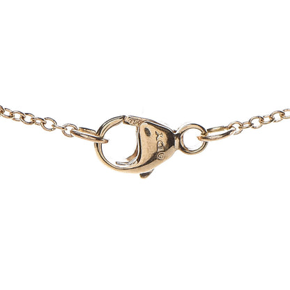 David Yurman 18K Yellow Gold Diamond Initial S Charm Necklace 5 of 6