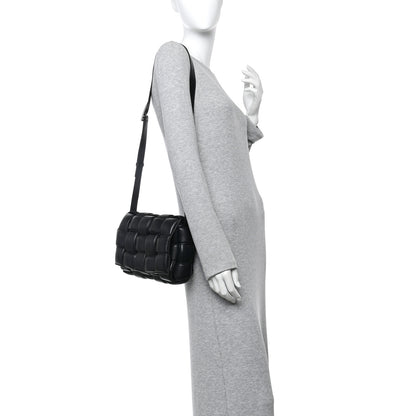 Bottega Veneta Nappa Maxi Intreccio Padded Cassette Crossbody Bag Black 2 of 9