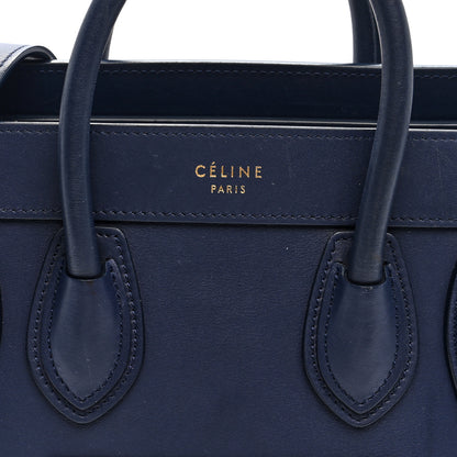 Celine Smooth Calfskin Nano Luggage Ink 7 of 9